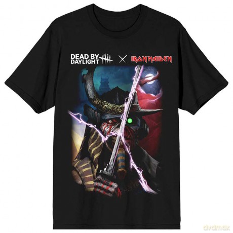 Iron Maiden: Unisex T-Shirt: Dead By Daylight Killer Realm (Black) (Back Print) (Medium)