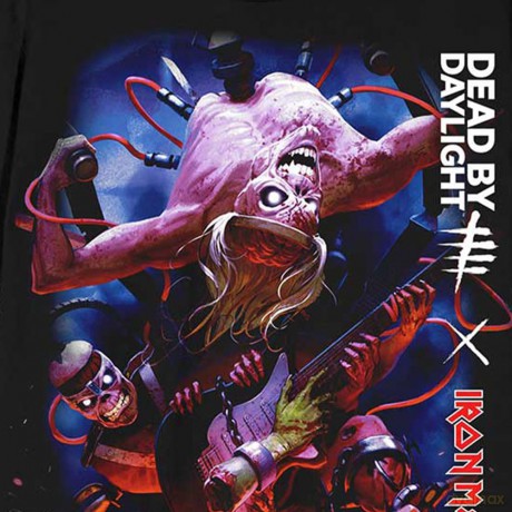 Iron Maiden: Unisex T-Shirt: Dead By Daylight Monster Eddie (Black) (Back Print) (XX-Large)