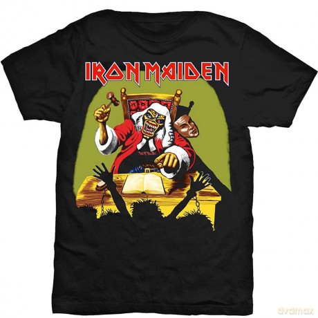 Iron Maiden: Unisex T-Shirt: Deaf Sentence (Black) (Large)