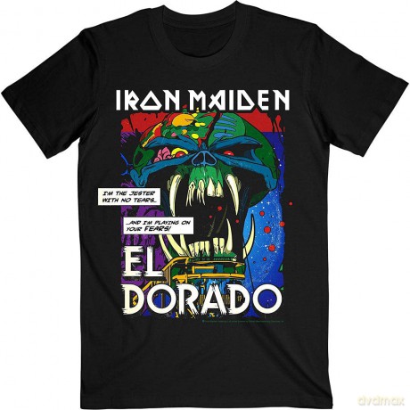 Iron Maiden: Unisex T-Shirt: El Dorado (Black) (Small)