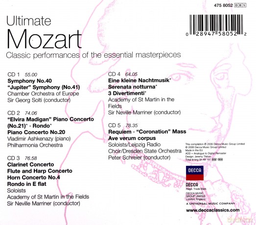 Ultimate Mozart [5CD]