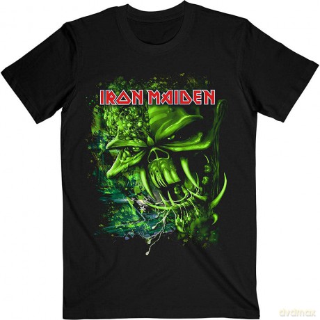 Iron Maiden: Unisex T-Shirt: Final Frontier Green (Black) (Small)