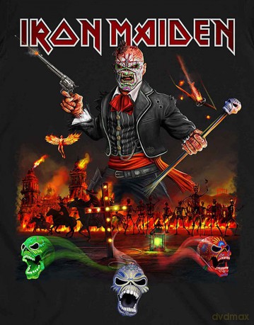 Iron Maiden: Unisex T-Shirt: Legacy of the Beast Live Album (Black) (XX-Large)