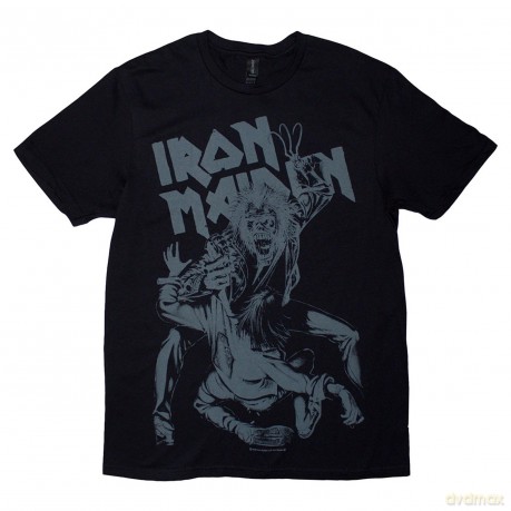 Iron Maiden: Unisex T-Shirt: No Prayer Claw Jumbo Grey (Black) (Large)