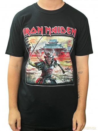Iron Maiden: Unisex T-Shirt: Senjutsu Album Palace Keyline Square (Black) (Large)