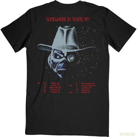 Iron Maiden: Unisex T-Shirt: Stranger In A Strange Land (Black) (Back Print) (XX-Large)