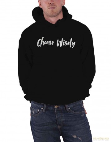 J Cole: Unisex Pullover Hoodie: Choose Wisely (Black) (Back Print) (Small)