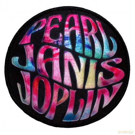 Janis Joplin: Standard Patch: Pearl Circle
