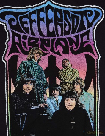 Jefferson Airplane: Unisex T-Shirt: Band Photo (Black) (Small)