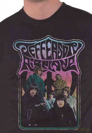 Jefferson Airplane: Unisex T-Shirt: Band Photo (Black) (X-Large)