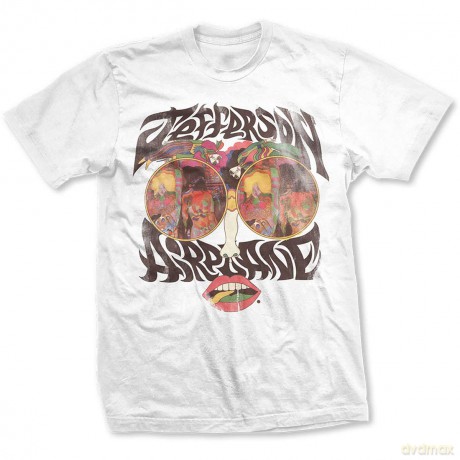 Jefferson Airplane: Unisex T-Shirt: Lips (White) (XX-Large)
