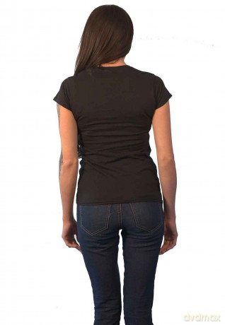 Jimi Hendrix: Ladies T-Shirt: Galaxy (Black) (Large)