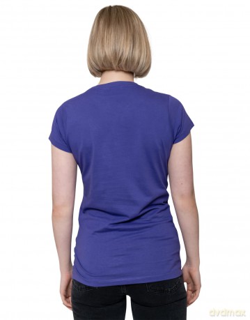 Jimi Hendrix: Ladies T-Shirt: Karl Ferris Wheel (Purple) (Large)