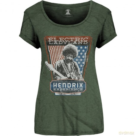 Jimi Hendrix: Ladies Tee: Electric Ladyland (Medium)