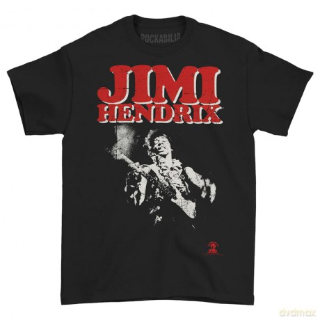 Jimi Hendrix: Men's Tee: Block Logo (X-Large)