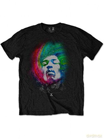 Jimi Hendrix: Men's Tee: Galaxy (Large)