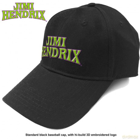 Jimi Hendrix: Unisex Baseball Cap: Arched Logo