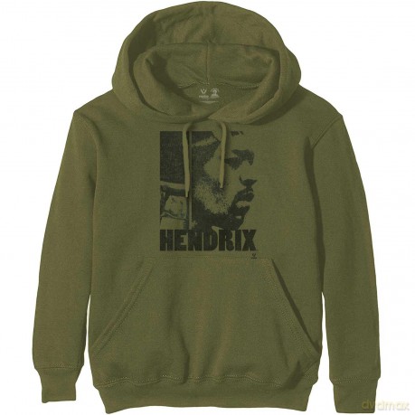 Jimi Hendrix: Unisex Pullover Hoodie: Let Me Live (Sand) (Small)