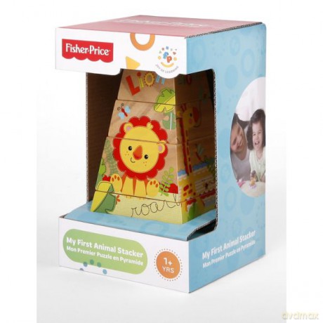 Fisher Price Drewniana piramida [ZABAWKA]