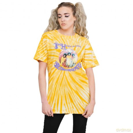 Jimi Hendrix: Unisex T-Shirt: Are You Experienced (Purple) (Wash Collection) (Medium)