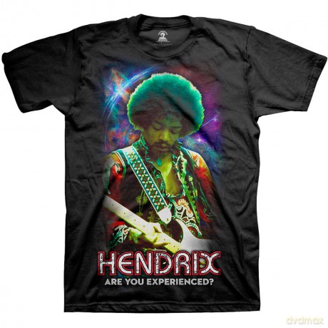 Jimi Hendrix: Unisex T-Shirt: Cosmic (Black) (Small)