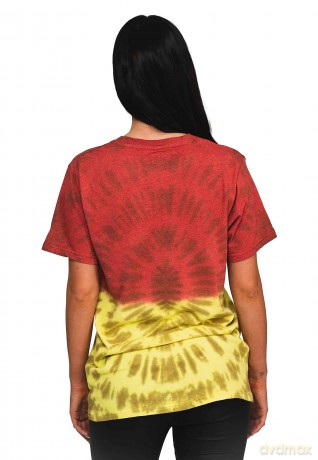 Jimi Hendrix: Unisex T-Shirt: Electric Ladyland (Red) (Wash Collection) (Medium)