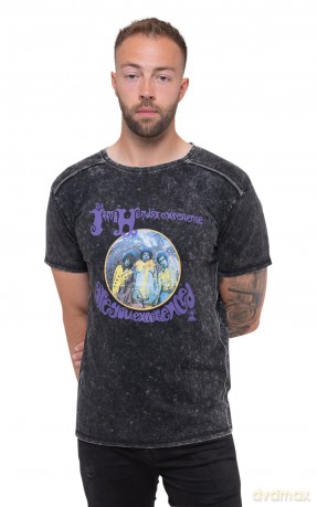 Jimi Hendrix: Unisex T-Shirt: Experienced (Black) (Wash Collection) (Medium)