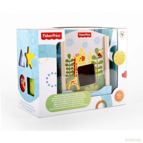 Fisher Price Drewniany sorter [ZABAWKA]