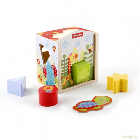 Fisher Price Drewniany sorter [ZABAWKA]