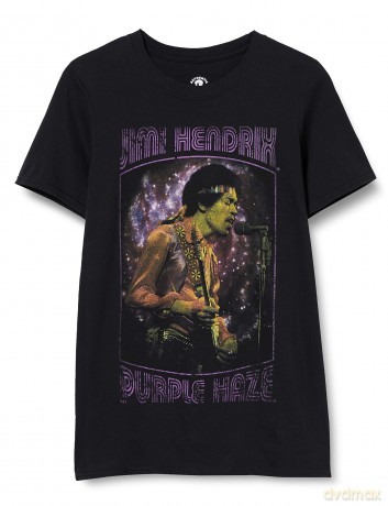 Jimi Hendrix: Unisex Tee: Purple Haze Frame (Small)