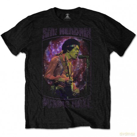 Jimi Hendrix: Unisex Tee: Purple Haze Frame (X-Large)