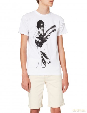 Jimmy Page: Men's Tee: Urban Image (Small)