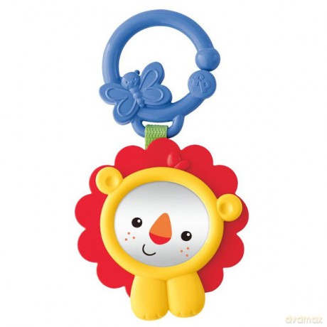 Fisher Price Grzechotka Lew Lusterko [ZABAWKA]