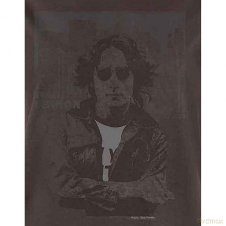 John Lennon: Ladies Tee: Denim Skyline (Medium)
