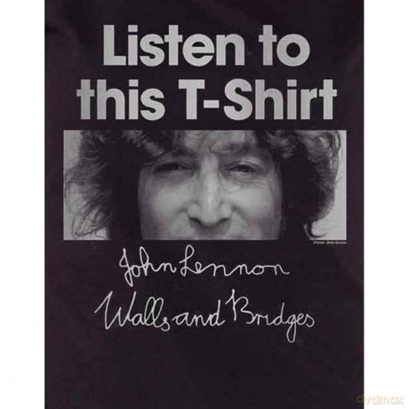 John Lennon: Ladies Tee: Listen Lady (Small)