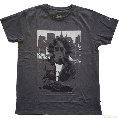 John Lennon: Men's Tee: Denim Skyline (Medium)