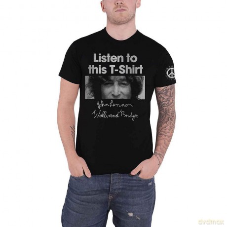 John Lennon: Men's Tee: Listen Lady (Medium)