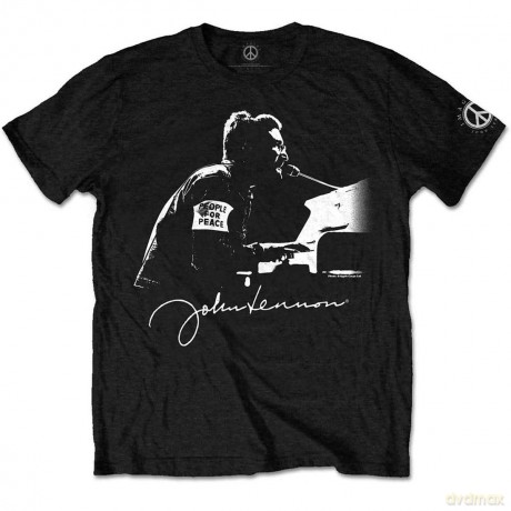 John Lennon: Men's Tee: People for Peace (Small)