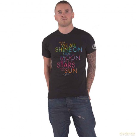 John Lennon: Men's Tee: Shine On (Small)