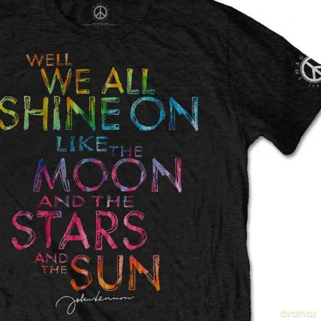 John Lennon: Men's Tee: Shine On (X-Large)