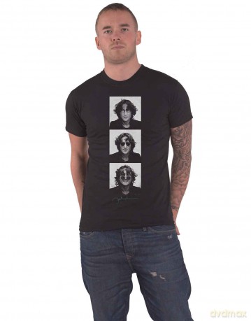 John Lennon: Unisex T-Shirt: Give Peace A Chance Stack (Black) (XX-Large)