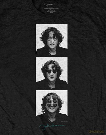 John Lennon: Unisex T-Shirt: Give Peace A Chance Stack (Black) (XX-Large)