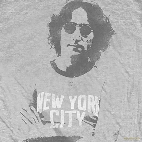 John Lennon: Unisex T-Shirt: New York City Tee (Grey) (XX-Large)
