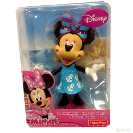 Fisher Price  Modna Myszka Minnie, niebieska sukienka [ZABAWKA]