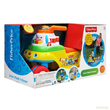 Fisher Price Mój pierwszy jeździk 3w1 [ZABAWKA]