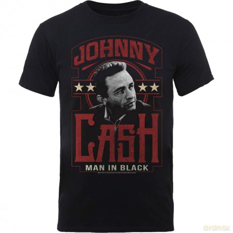 Johnny Cash: Men's Tee: Man In Black (Small)