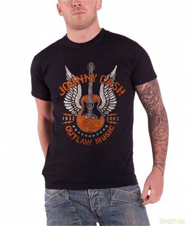 Johnny Cash: Men's Tee: Outlaw (X-Large)