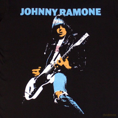 Johnny Ramone: Unisex T-Shirt: Ripped Denim (Black) (X-Large)