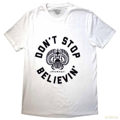 Journey: Unisex T-Shirt: Believin' (White) (XX-Large)
