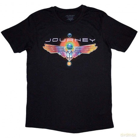 Journey: Unisex T-Shirt: Deco (Black) (Small)